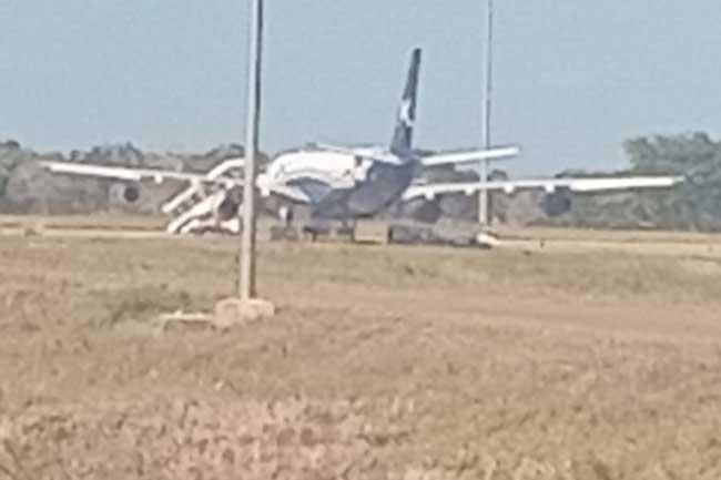 ඉරාන නාවික මළ සිරුරු රැගත් ගුවන් යානය මත්තලෙන් පිටත් වෙයි