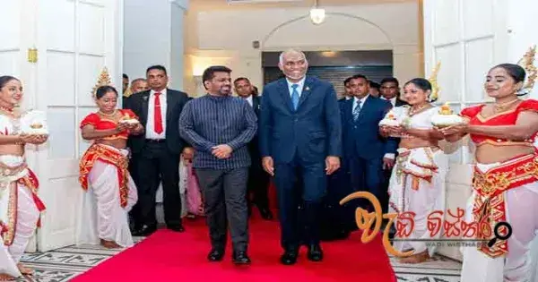 මාලදිවයින් ජනපතිට ජනපති අනුරගෙන් විශේෂ භෝජන සංග්‍රහයක්