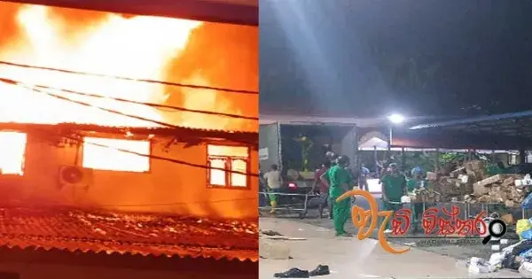 යාපනය රෝහලේ ගින්නක් - ඖෂධ ගබඩාවට දැඩි හානි