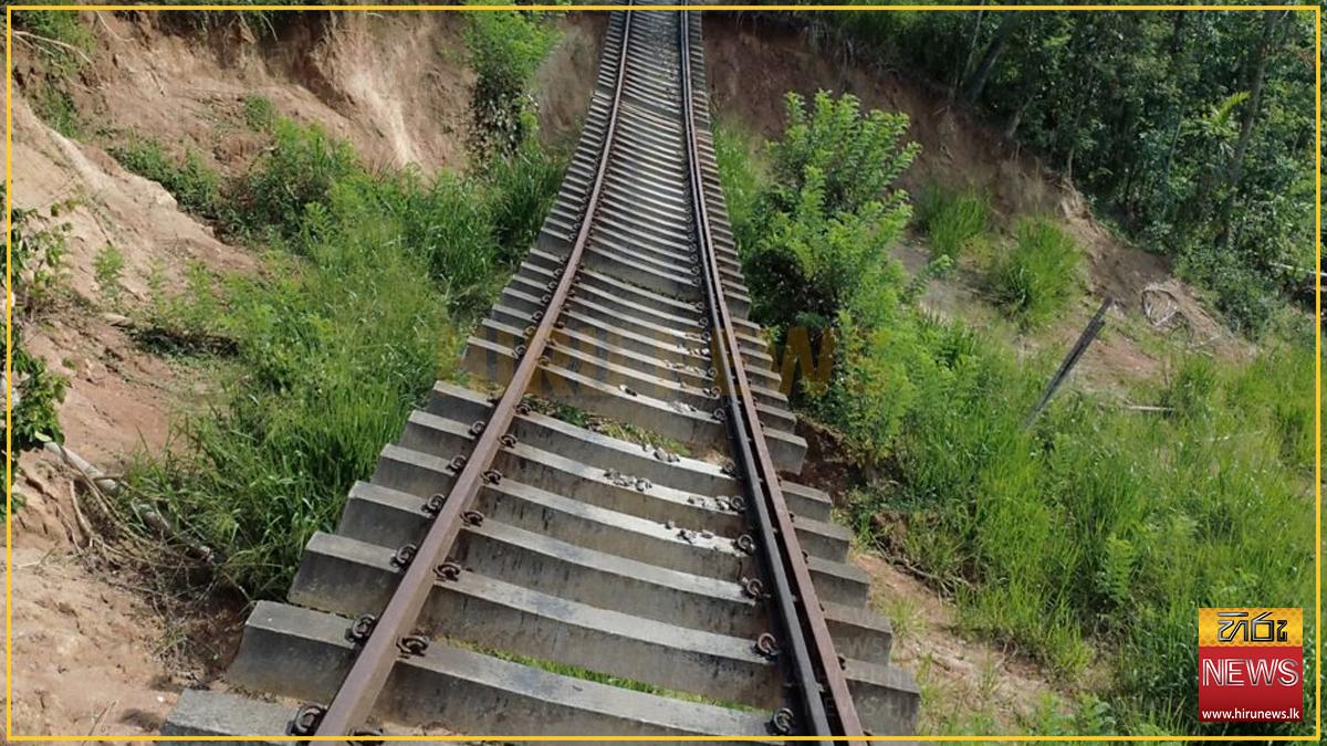 Upcountry railway line repairs continue following Ditwah damage