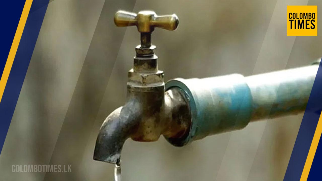 Water was cut to several areas, including Homagama and Kottawa, today