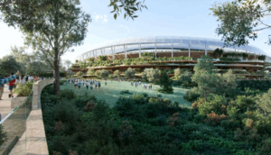 2032 ඔලිම්පික් හැඩ කරන්න සැරසෙන නව බ්‍රිස්බේන් ක්‍රීඩාංගනය