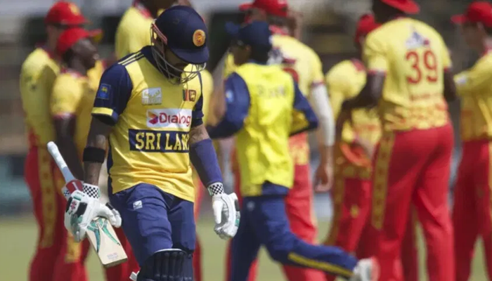 සිම්බාබ්වේටත් පැරදුණු ශ්‍රී ලංකා ක්‍රිකට්