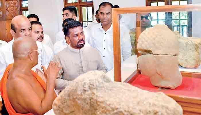 President opens Somawathi Archaeological Museum, International Archaeological Research Institute