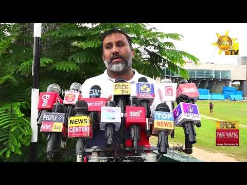 "හදිසියේම අද නිවේදනයක් නිකුත් කරනවා සුගතදාසයේ ඉදිරියට තියෙන සියළුම ක්‍රීඩා තරඟ නවත්වන්න කියලා"