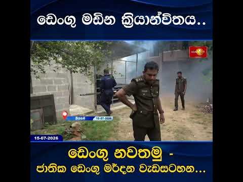 ඩෙංගු මඩින ක්රියාන්විතය..