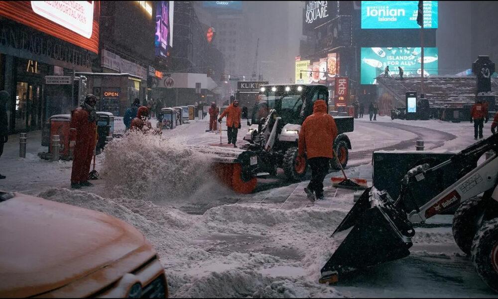 Heavy Snowfall Batters New York City!