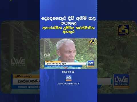 දෙදෙනෙකුට දිවි අහිමි කළපයාගල අනාරක්ෂිත දුම් රිය හරස්මාර්ග අනතුර