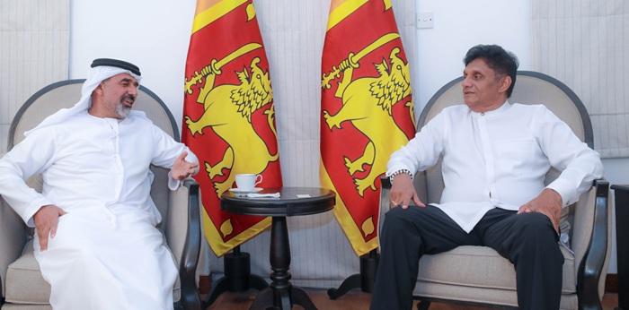 Sajith, UAE Ambassador discuss regional security and bilateral ties