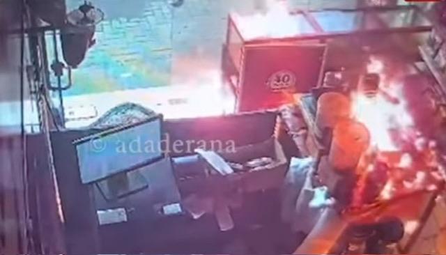 Husband arrested over petrol attack on wife in Angoda