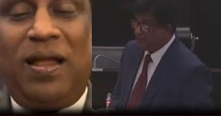 අධිකරණ ඇමති මට මැද ඇගිල්ල පෙන්නලා,දිව දික් කරා – මන්ත්රී අජිත් පී පෙරේරා කියයි