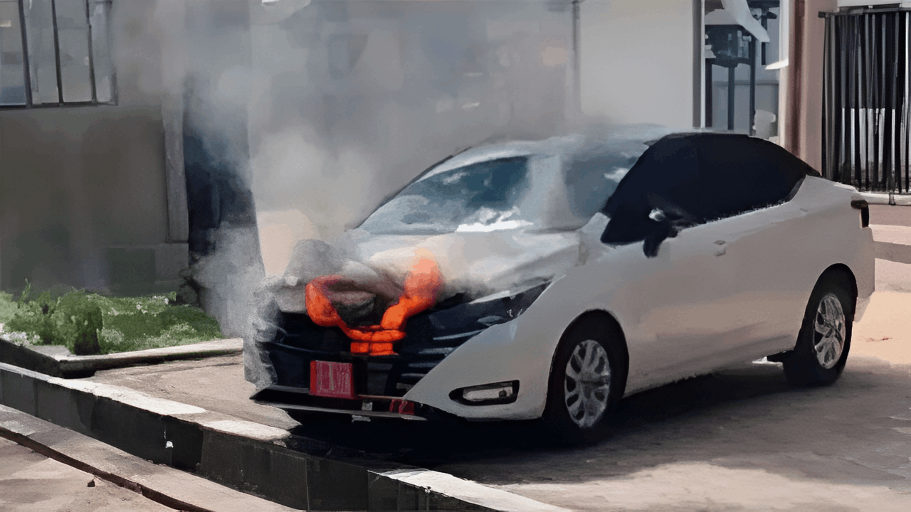 Police dismiss viral claim linking child to Kurunegala car fire