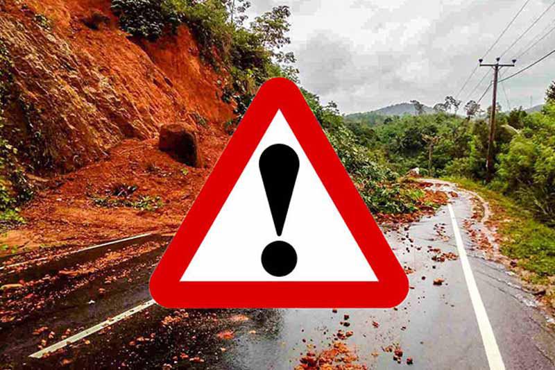 NBRO issues landslide warnings across five districts as heavy rain continues