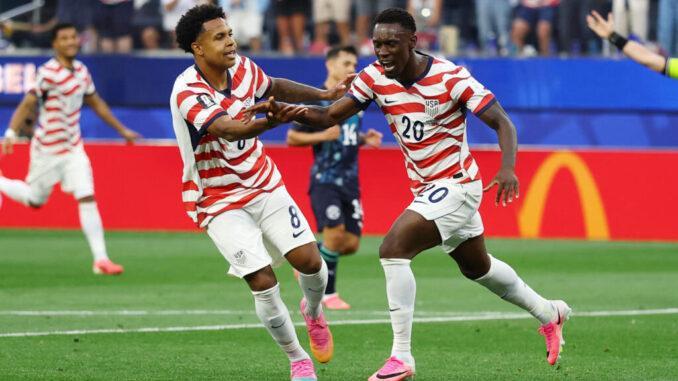 The U.S. cruised past Paraguay 4-1 in their Group D opener